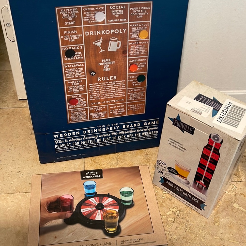 3 drinking games